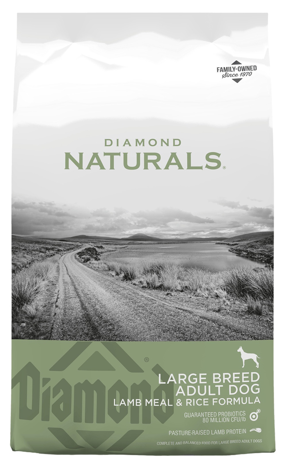Diamond Naturals Large Breeds Lamb & Rice Adult 2Kg